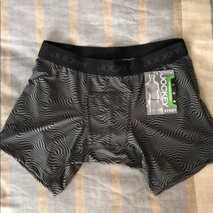 Jockey Microfiber Performance Boxer Brief, Medium